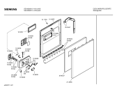Схема №2 SE24202II Pianissimo с изображением Передняя панель для электропосудомоечной машины Siemens 00355481