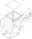 Схема №1 PWM121WIT/P01 (408758, PS10/35164) с изображением Декоративная панель для стиральной машины Gorenje 409444