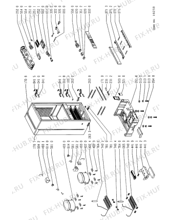 Схема №1 ARB540-K/LH ARB 540/K/WP с изображением Декоративная панель для холодильной камеры Whirlpool 481946089169