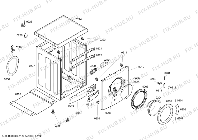 Схема №3 WM08G2R00W с изображением Панель управления для стиралки Siemens 00679465