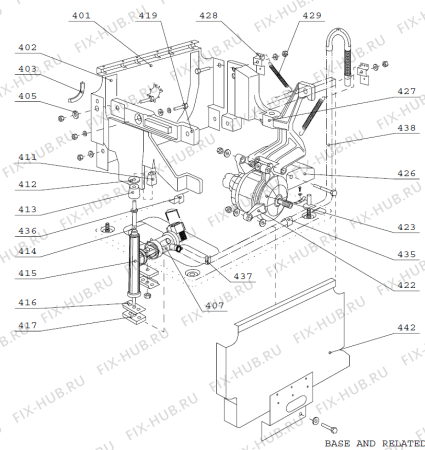 Взрыв-схема стиральной машины Gorenje NOVAMATIC WA 6512 E A12012001   -White compact (900000299, A12012001) - Схема узла 04