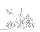 Схема №3 P1HEB59050 с изображением Крышка для духового шкафа Bosch 00496039