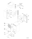 Схема №1 ARC 0451/1 с изображением Часть корпуса для холодильной камеры Whirlpool 481244011227