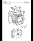 Схема №2 CM 9 AV с изображением Корпусная деталь для духового шкафа DELONGHI 35F6040JD1