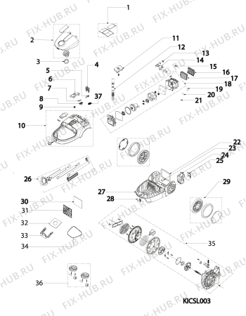 Схема №2 SLB24AA0 (F082711) с изображением Моторчик для мини-пылесоса Indesit C00301979