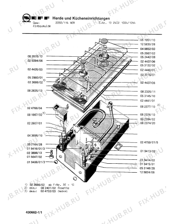 Схема №1 195308247 2092.71ER с изображением Труба для плиты (духовки) Bosch 00082377