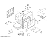 Схема №2 3CGB462BS с изображением Панель управления для плиты (духовки) Bosch 00744370