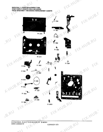 Схема №7 RS3314 с изображением Показчик Siemens 00711664