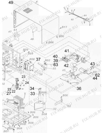 Схема №1 MO200DGE (136154, WD800DI-320(A)) с изображением Панель управления для микроволновки Gorenje 145974