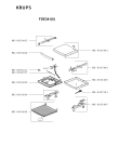 Схема №1 FDE313(0) с изображением Плоскость для мультигриля Krups MS-0925489