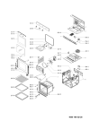 Схема №1 FID 834 H ICE HA с изображением Дверь (стекло) духовки для духового шкафа Whirlpool 481010891934