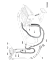 Схема №5 HWU085MBWG с изображением Ручка (крючок) люка для стиральной машины Whirlpool 481249848051