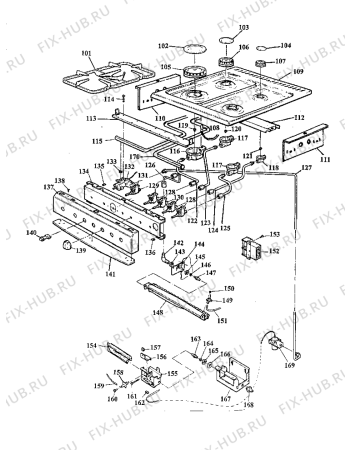 Схема №3 L150GI (F032781) с изображением Горелка для электропечи Indesit C00239408