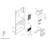 Схема №4 B21CT80SNS с изображением Держатель для посудомоечной машины Bosch 11027955