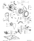 Схема №1 WAB 1000 с изображением Рукоятка для стиралки Whirlpool 481249878718