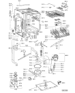 Схема №1 ADG 8190 IX с изображением Панель для электропосудомоечной машины Whirlpool 481245373678