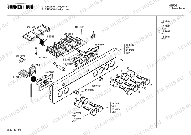 Схема №2 CH14721 с изображением Ручка конфорки для плиты (духовки) Bosch 00182669