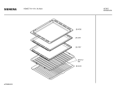 Схема №4 HB38E77 с изображением Панель управления для духового шкафа Siemens 00361877