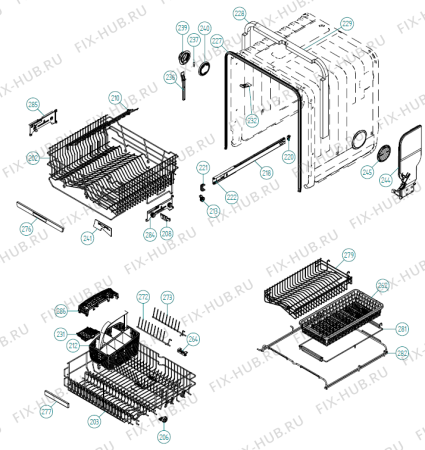 Схема №4 D5155 DK   -White Bi Soft (337753, DW70.5) с изображением Сенсорная панель для посудомойки Gorenje 103686