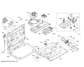 Схема №6 3HB568X с изображением Модуль управления, запрограммированный для духового шкафа Bosch 00676182
