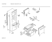 Схема №3 KICDD11FF RG6315D13 с изображением Толкатель для холодильной камеры Bosch 00057552