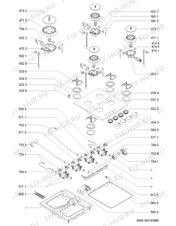 Схема №1 300 183 10 с изображением Труба для электропечи Whirlpool 481253048723