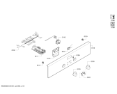 Схема №4 HBN431E2F с изображением Панель управления для духового шкафа Bosch 00748815