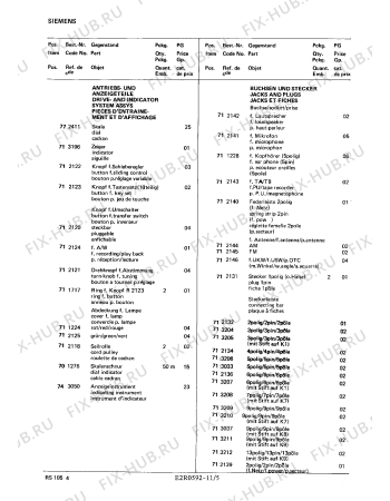 Взрыв-схема аудиотехники Siemens RS1054 - Схема узла 06