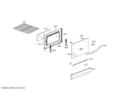 Схема №2 FP120K13SC с изображением Внешняя дверь для плиты (духовки) Bosch 00245375