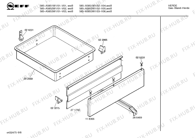 Схема №4 A5852W1 585 с изображением Панель для электропечи Bosch 00286668