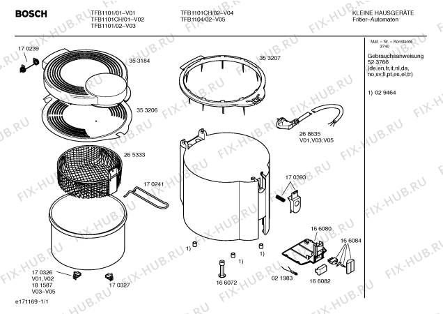 Схема №1 TG12001CH с изображением Противень для тостера (фритюрницы) Bosch 00353206