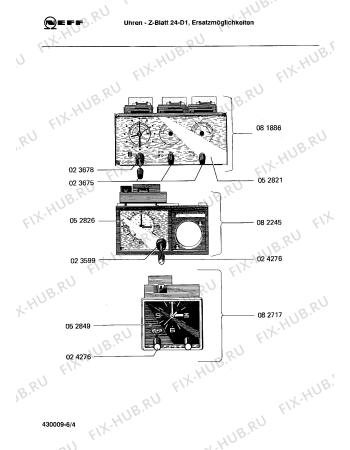 Схема №4 Z-BLATT_24 с изображением Кнопка для электропечи Bosch 00023599