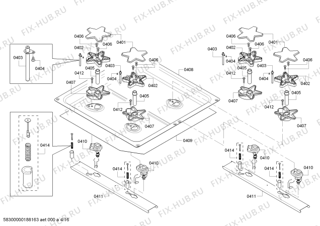 Схема №8 PRD486NLGU Thermador с изображением Скоба для духового шкафа Bosch 00623998