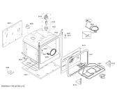 Схема №5 HLL09A020U с изображением Панель управления для плиты (духовки) Bosch 11027774
