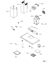 Схема №1 AKR 799 IXL с изображением Монтажный набор для электровытяжки Whirlpool 482000012265