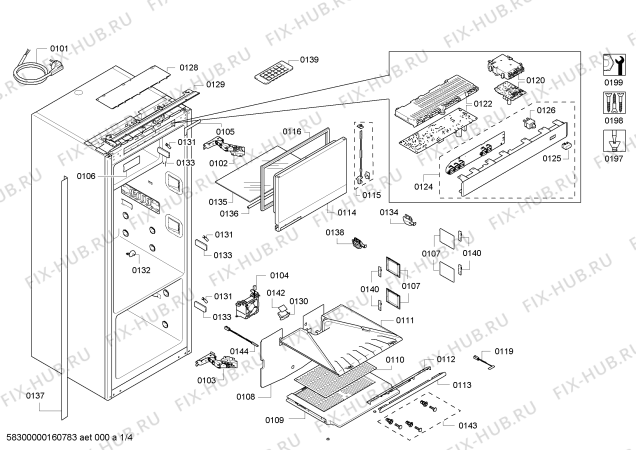 Схема №2 K8225X0 с изображением Поднос для холодильника Bosch 00677159
