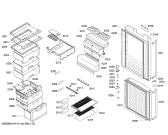 Схема №2 KK25F68TI с изображением Выдвижной ящик для холодильника Siemens 00239526