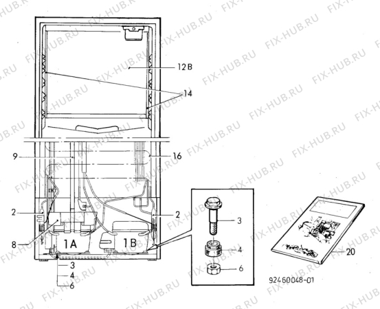 Взрыв-схема холодильника Electrolux TR1171S - Схема узла C10 Cold, users manual