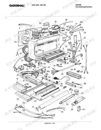 Схема №3 AHS250161 с изображением Кабель для электровытяжки Bosch 00098358