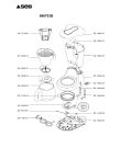 Схема №1 896703B с изображением Крышка для кофеварки (кофемашины) Seb SS-988625
