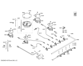 Схема №1 3ETX397BP ENC.3ETX397BP 4G+1W BA70F IH5 с изображением Варочная панель для плиты (духовки) Bosch 00686400