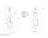 Схема №3 MUM52120 с изображением Статор для кухонного комбайна Bosch 00622183