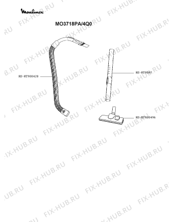 Схема №1 RO3798EA/4Q0 с изображением Руководство для электропылесоса Rowenta RS-RT900712