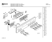 Схема №2 E1521J2 MEGA1523A с изображением Панель управления для плиты (духовки) Bosch 00434929