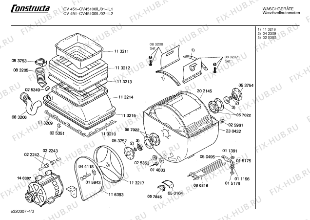 Схема №2 CV45100261 CV451 с изображением Люк для стиралки Bosch 00028971
