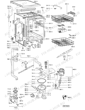 Схема №2 C 880 BL с изображением Кабель для посудомойки Whirlpool 480140101711