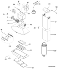 Схема №1 8390D-B с изображением Панель для вытяжки Aeg 50253587005