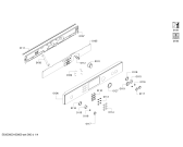 Схема №3 HMT85MR23 с изображением Панель управления для электропечи Bosch 00687818