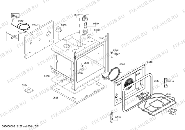 Схема №2 HX9R3IH20Y с изображением Переключатель для плиты (духовки) Siemens 10008092