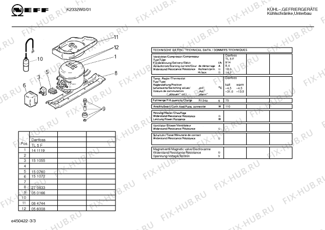 Схема №2 K3312X0 с изображением Поднос для холодильника Bosch 00271683